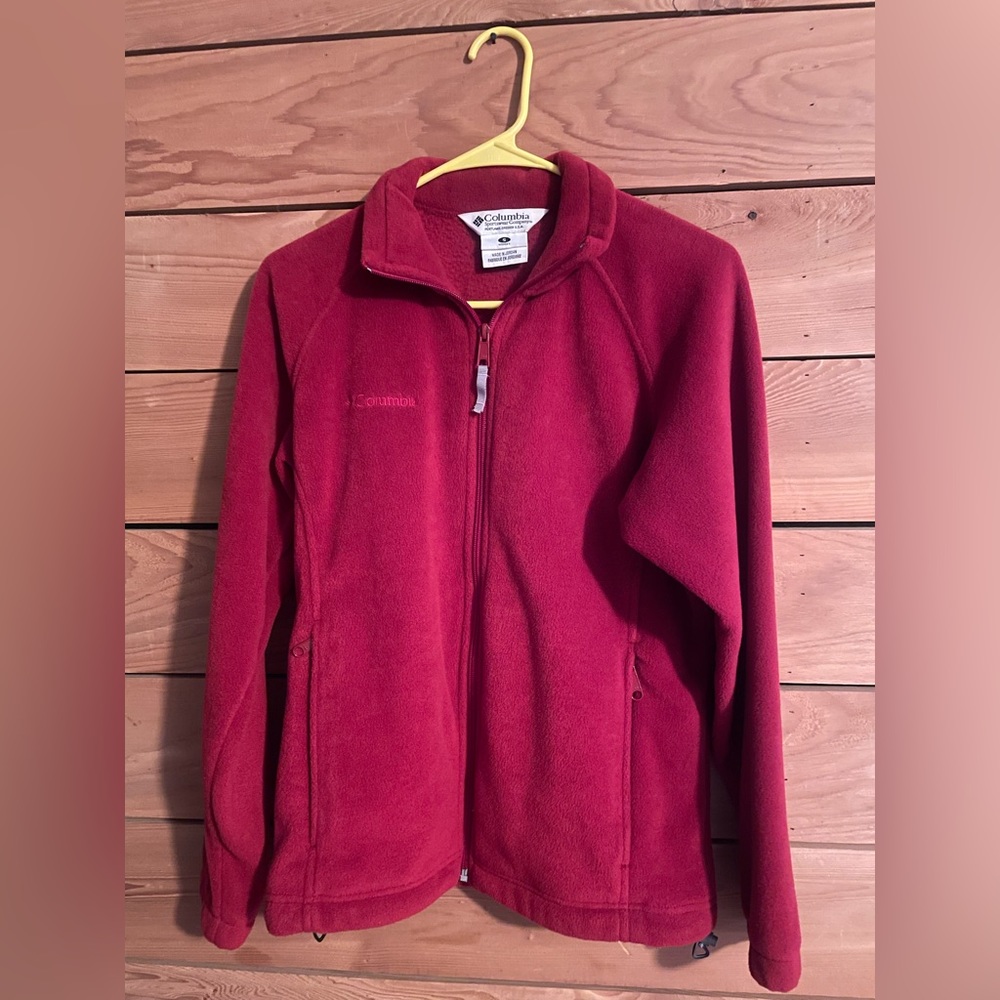 Red Columbia Fleece Jacket